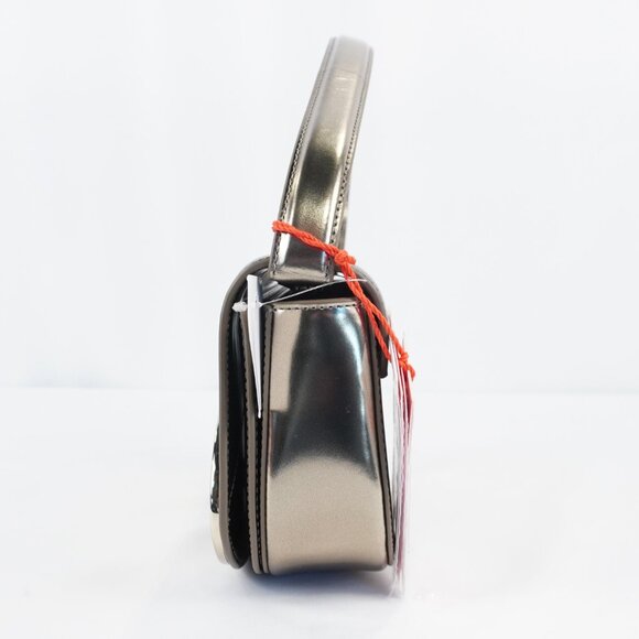 Diesel 1DR Iconic Top Handle Shoulder Bag In Bronze Mirrored Leather - NWD - Picture 3 of 12